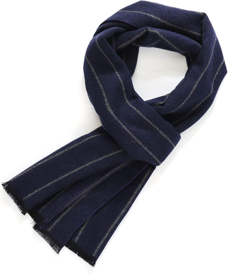 FULLRON Store Men Winter Scarf Soft Warm Long Cashmere Feel Scarves - Image 1